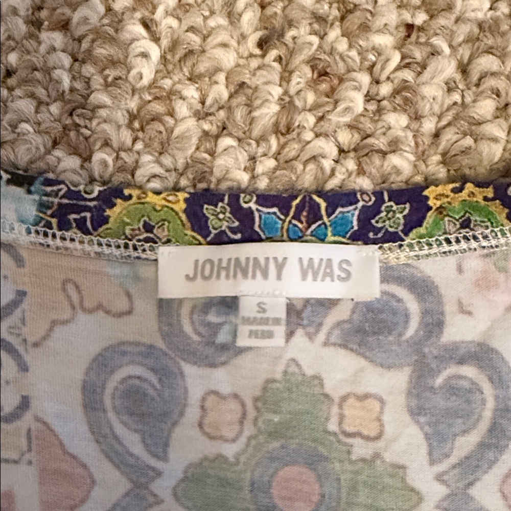 Johnny Was Girls' Multicolor Patchwork Floral Til… - image 2